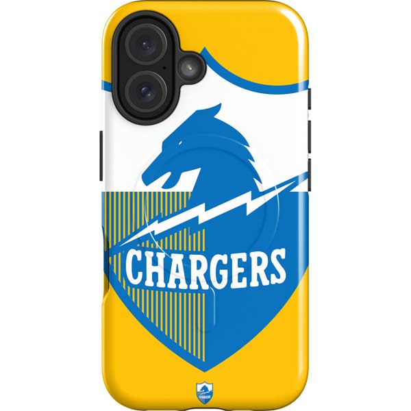 NFL Los Angeles Chargers Retro Logo iPhone 16 Magsafe Impact Case