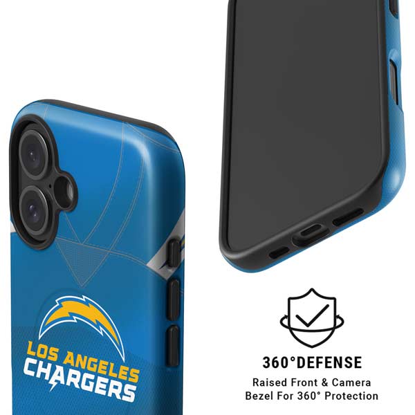 NFL Los Angeles Chargers Team Jersey iPhone 16 Plus Magsafe Impact Case