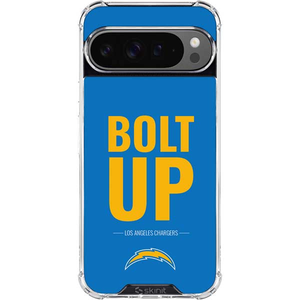 NFL Los Angeles Chargers Team Motto Google Pixel 10 Pro XL Clear Case