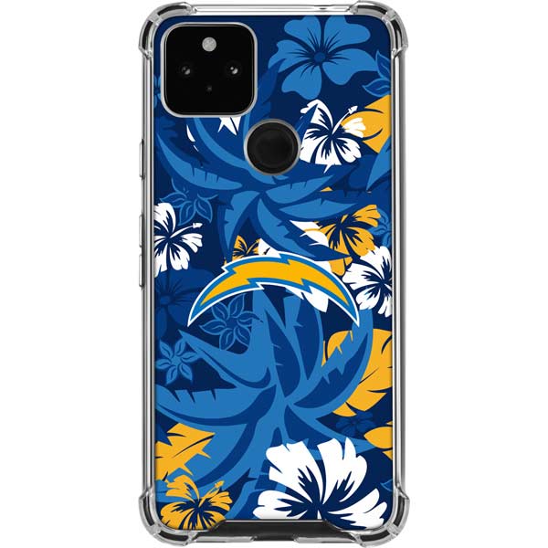 NFL Los Angeles Chargers Tropical Print Pixel Cases