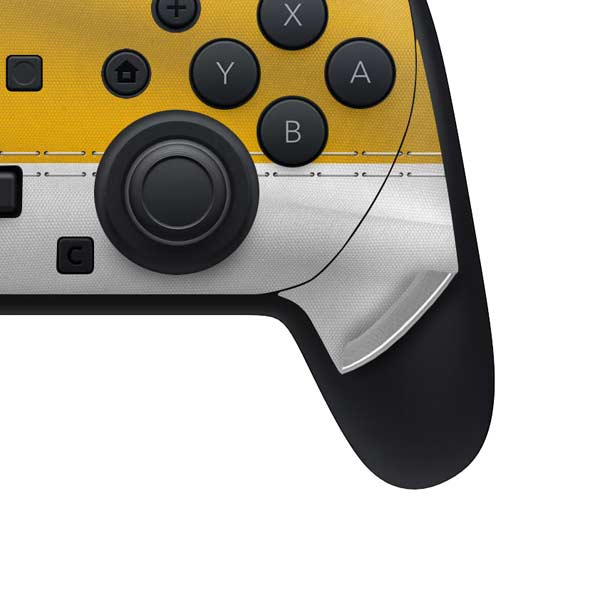 NFL Los Angeles Chargers White Striped Nintendo Switch 2 (2025) Pro Controller Skin