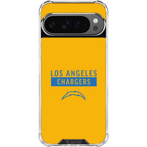 NFL Los Angeles Chargers Yellow Performance Series Google Pixel 10 Pro XL Clear Case