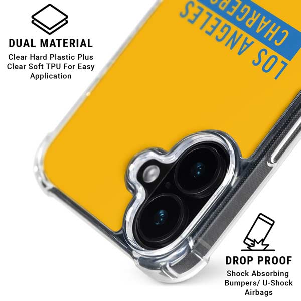 NFL Los Angeles Chargers Yellow Performance Series iPhone 17 MagSafe Case