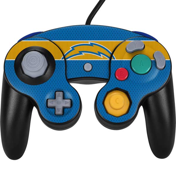 NFL Los Angeles Chargers Zone Block Nintendo Skins