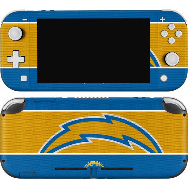 NFL Los Angeles Chargers Zone Block Nintendo Skins
