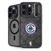 NBA Los Angeles Clippers Black Rust iPhone 14 Pro Kickstand Case