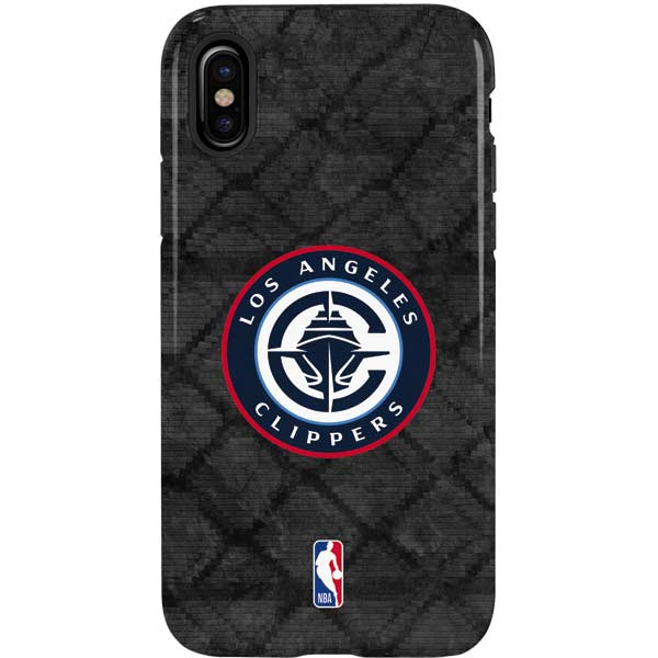 NBA Los Angeles Clippers Black Rust iPhone XS Pro Case