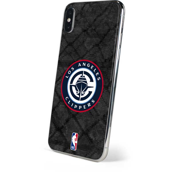NBA Los Angeles Clippers Black Rust iPhone XS Skin