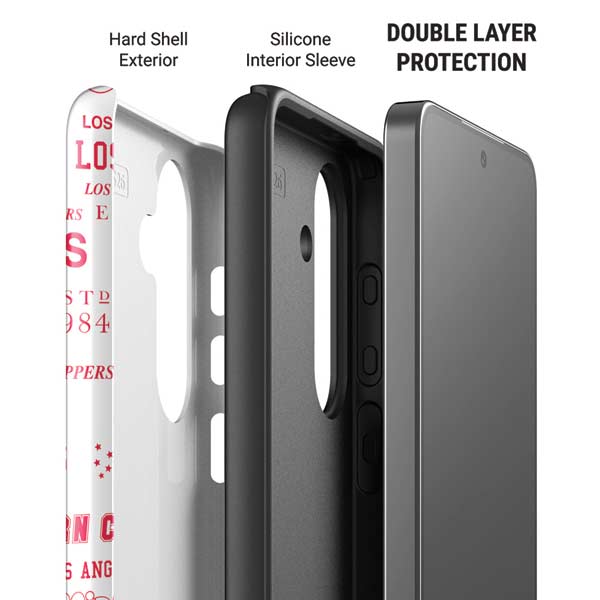 NBA Los Angeles Clippers Blast Logos Galaxy S26 Plus Impact Case