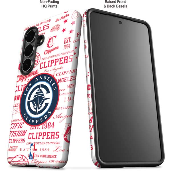 NBA Los Angeles Clippers Blast Logos Galaxy S26 Plus Impact Case