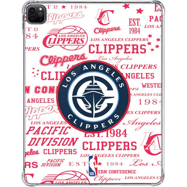 NBA Los Angeles Clippers Blast Logos iPad Pro 11in (2024) Clear Case