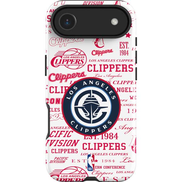 NBA Los Angeles Clippers Blast Logos iPhone 17 Air Impact Case