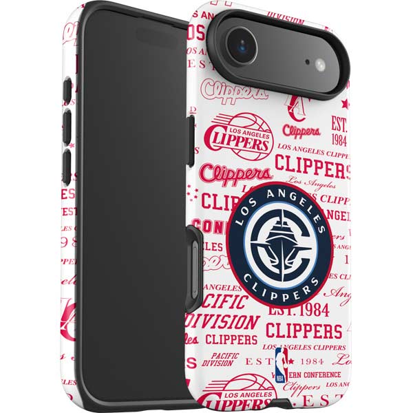 NBA Los Angeles Clippers Blast Logos iPhone 17 Air Impact Case