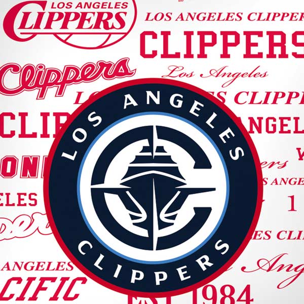 NBA Los Angeles Clippers Blast Logos iPhone XS Pro Case
