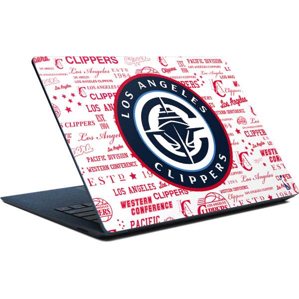NBA Los Angeles Clippers Blast Logos Surface Laptop Skin