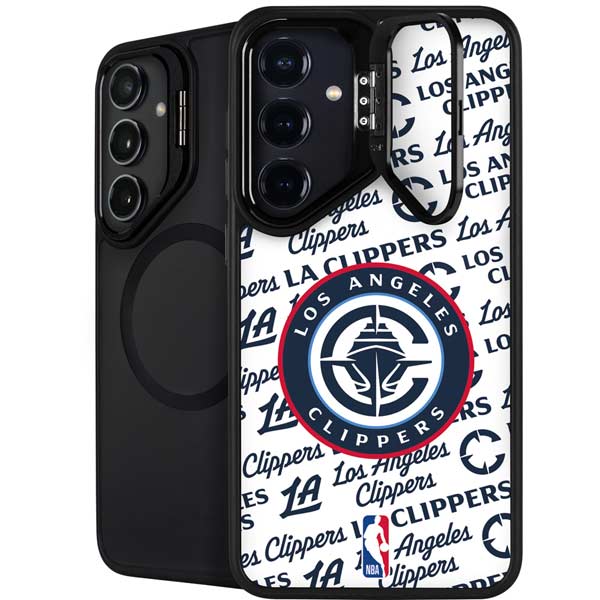 NBA Los Angeles Clippers Blast Text Galaxy S26 Kickstand Case