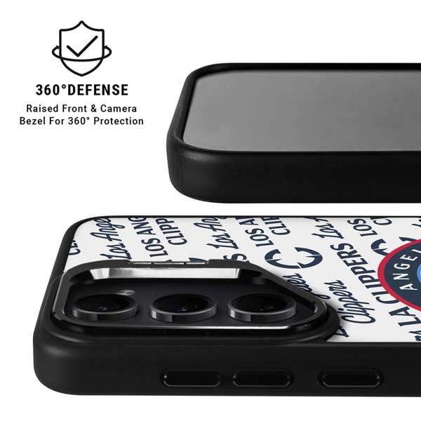 NBA Los Angeles Clippers Blast Text Galaxy S26 Kickstand Case