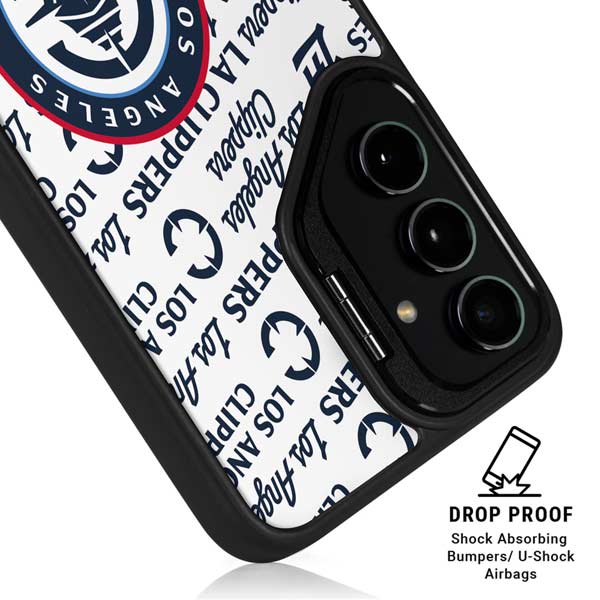 NBA Los Angeles Clippers Blast Text Galaxy S26 Kickstand Case