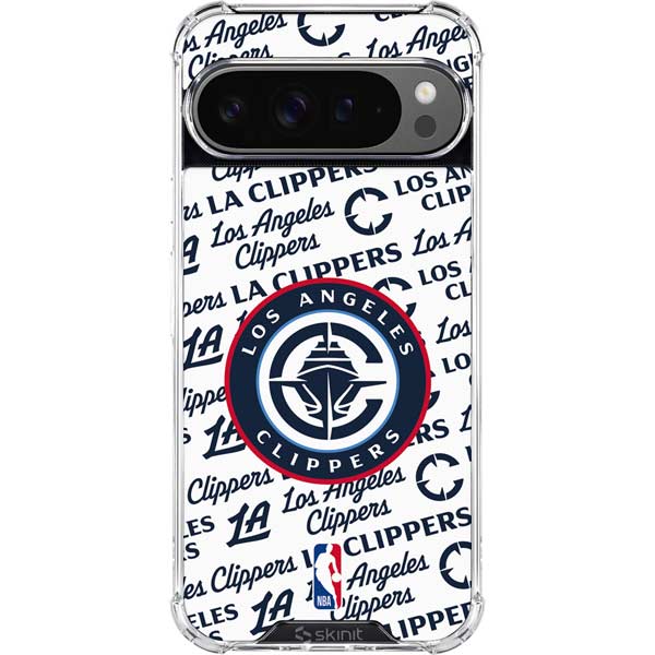 NBA Los Angeles Clippers Blast Text Google Pixel 10 Pro Clear Case
