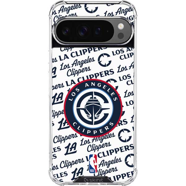 NBA Los Angeles Clippers Blast Text Google Pixel 10 Pro XL Clear Case