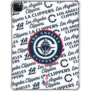 NBA Los Angeles Clippers Blast Text iPad Pro 11in (2024) Clear Case