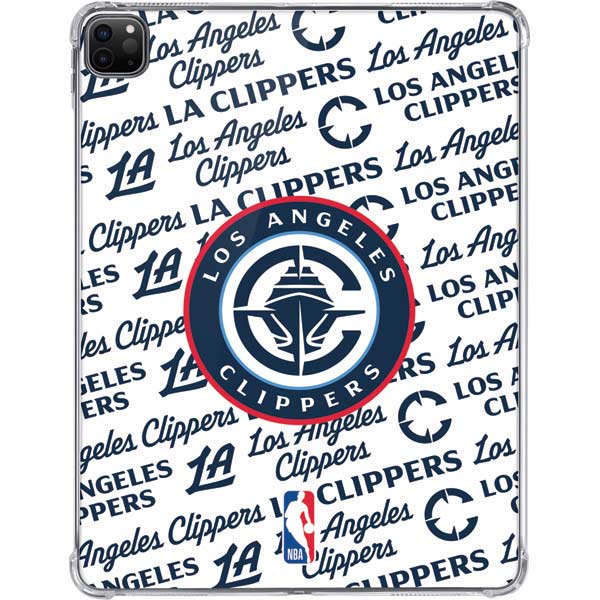 NBA Los Angeles Clippers Blast Text iPad Pro 11in (2024) Clear Case