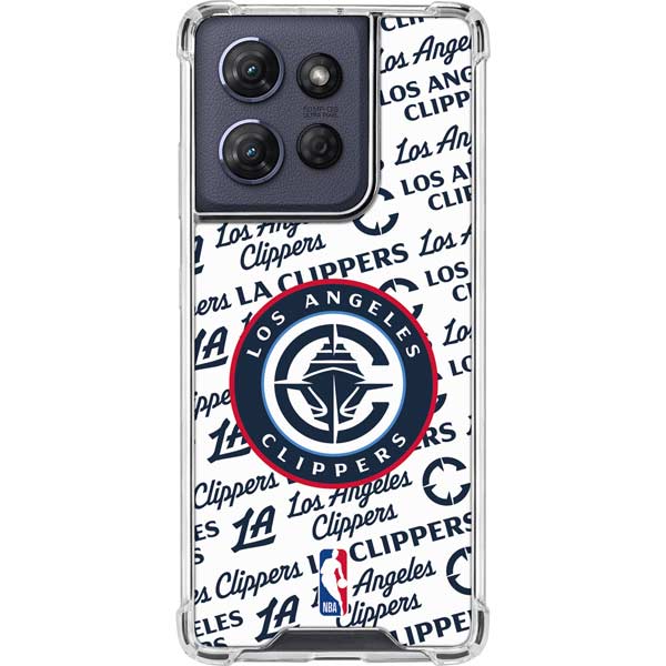 NBA Los Angeles Clippers Blast Text Moto G 5G (2025) Clear Case