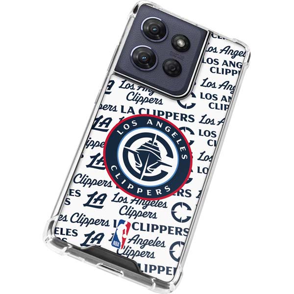 NBA Los Angeles Clippers Blast Text Moto G 5G (2025) Clear Case