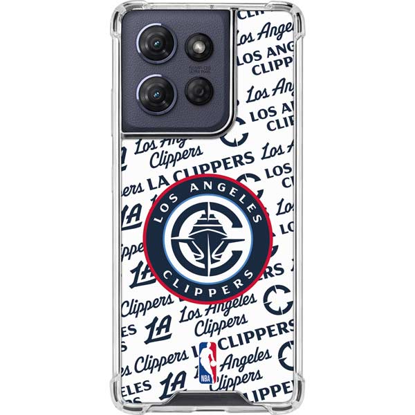 NBA Los Angeles Clippers Blast Text Moto G Stylus 5G (2025) Clear Case