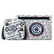 NBA Los Angeles Clippers Blast Text Nintendo Switch 2 (2025) with Joy-Con Skin