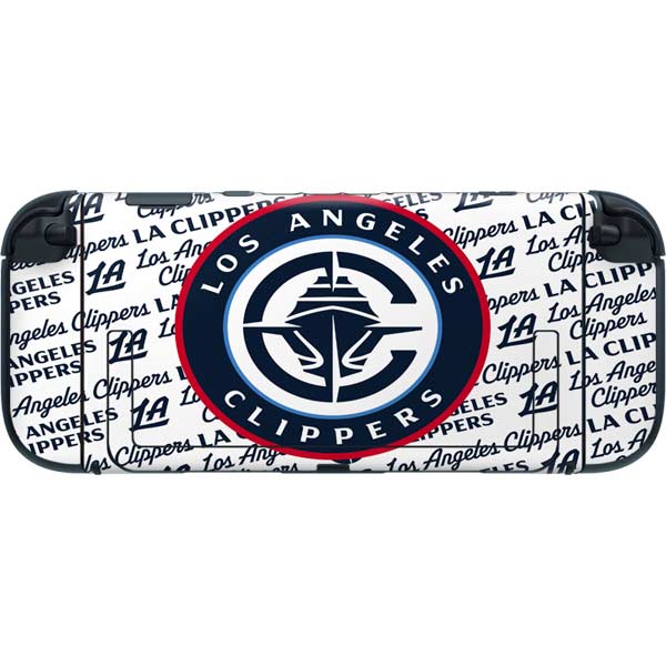 NBA Los Angeles Clippers Blast Text Nintendo Switch 2 (2025) with Joy-Con Skin