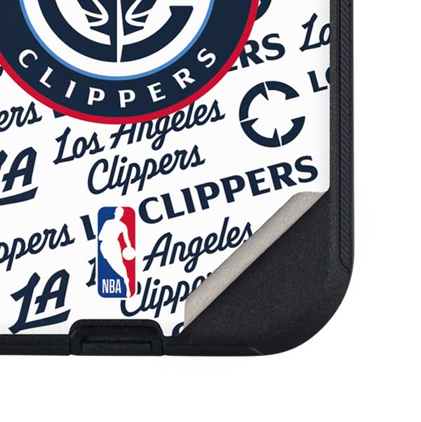 NBA Los Angeles Clippers Blast Text Otterbox Defender iPhone Skin