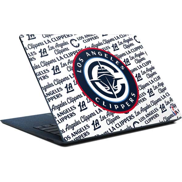 NBA Los Angeles Clippers Blast Text Surface Laptop Skin