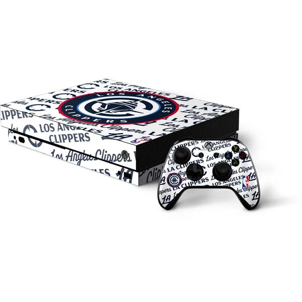 NBA Los Angeles Clippers Blast Text Xbox One Skins