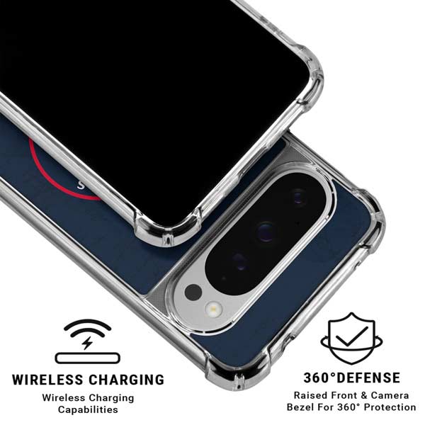 NBA Los Angeles Clippers Distressed Blue Google Pixel 10 Pro XL Clear Case