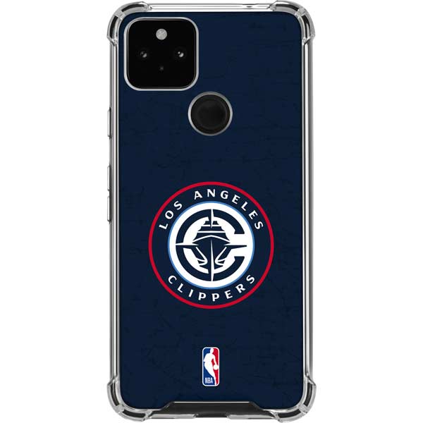 NBA Los Angeles Clippers Distressed Blue Pixel Cases