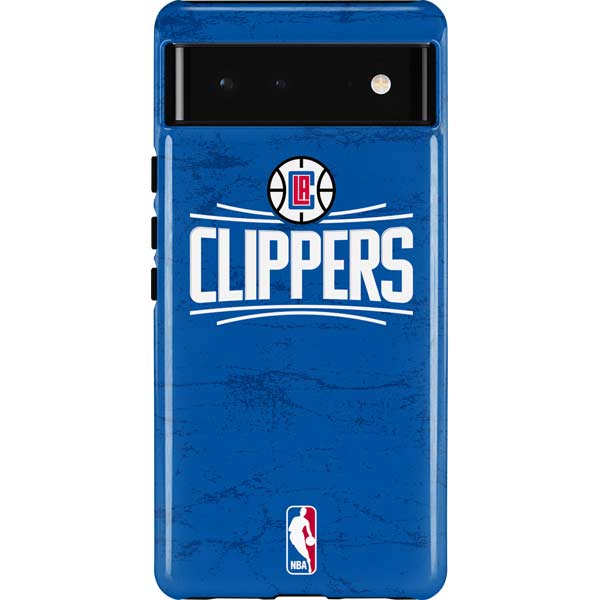 NBA Los Angeles Clippers Distressed Blue Pixel Cases