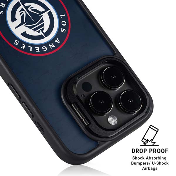 NBA Los Angeles Clippers Distressed Blue iPhone 14 Pro Kickstand Case