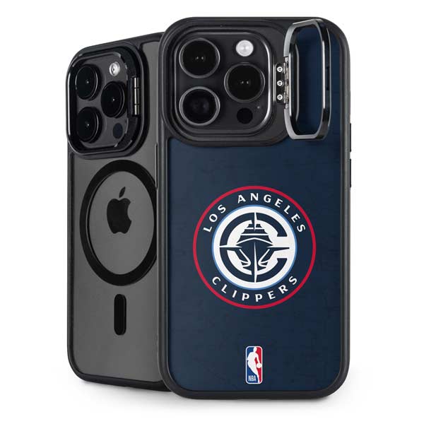 NBA Los Angeles Clippers Distressed Blue iPhone 14 Pro Max Kickstand Case