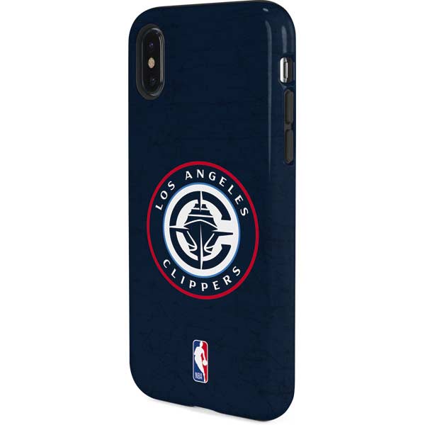 NBA Los Angeles Clippers Distressed Blue iPhone XS Pro Case