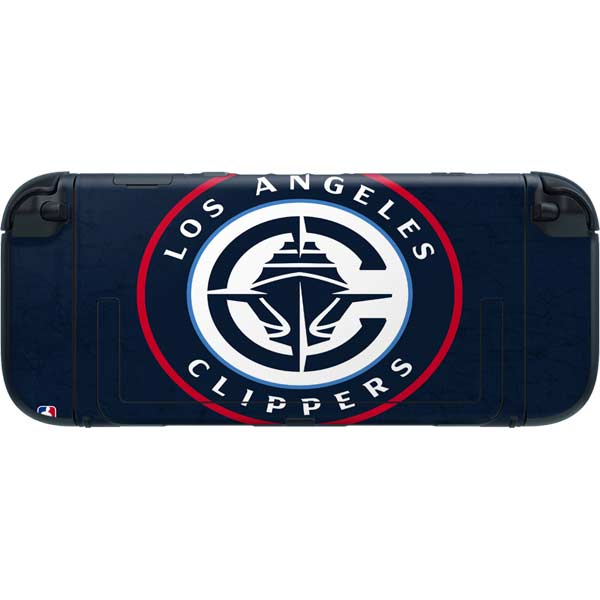NBA Los Angeles Clippers Distressed Blue Nintendo Switch 2 (2025) with Joy-Con Skin