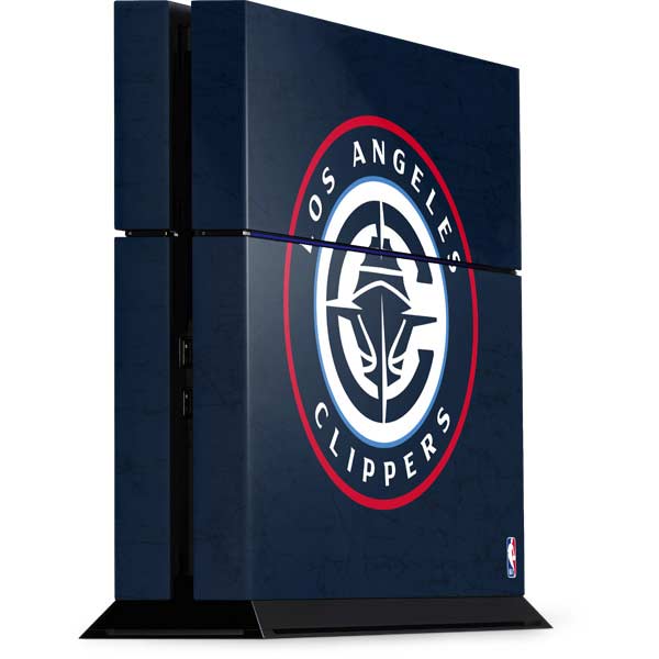 NBA Los Angeles Clippers Distressed Blue PlayStation PS4 Skins