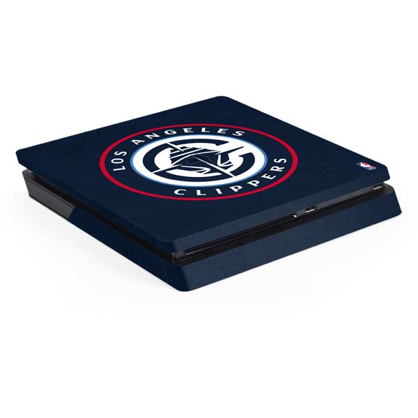 NBA Los Angeles Clippers Distressed Blue PlayStation PS4 Skins