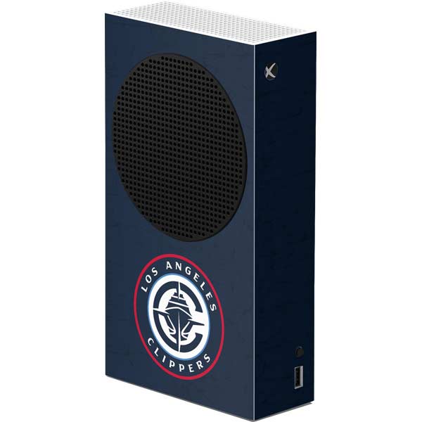 NBA Los Angeles Clippers Distressed Blue Xbox Series S Skins