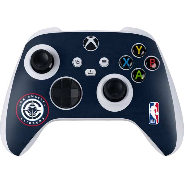 NBA Los Angeles Clippers Distressed Blue Xbox Series S Skins