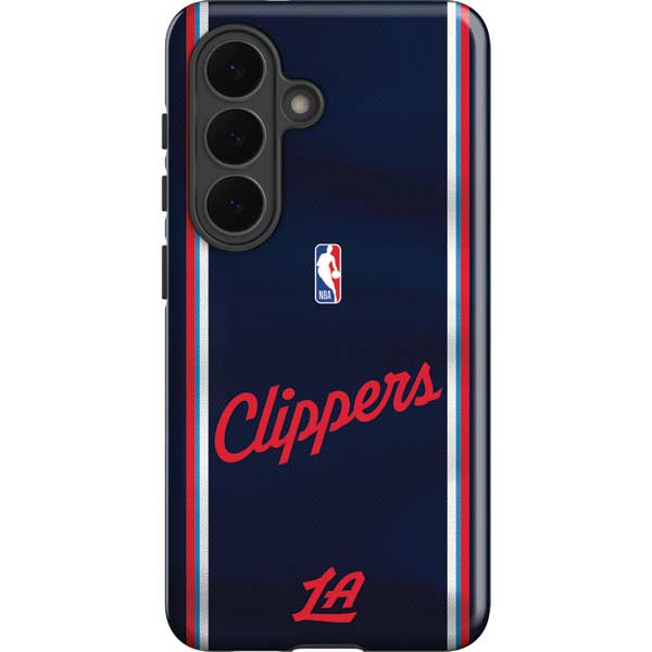 NBA Los Angeles Clippers Distressed Red Galaxy S26 Plus Impact Case