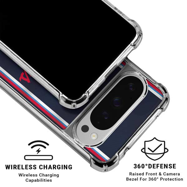 NBA Los Angeles Clippers Distressed Red Google Pixel 10 Pro Clear Case