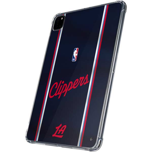 NBA Los Angeles Clippers Distressed Red iPad Pro 11in (2024) Clear Case