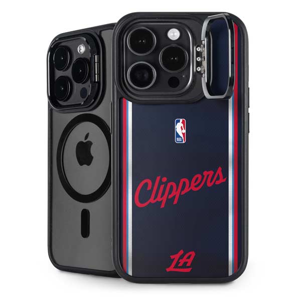 NBA Los Angeles Clippers Distressed Red iPhone 14 Pro Max Kickstand Case