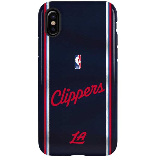 NBA Los Angeles Clippers Distressed Red iPhone XS Pro Case